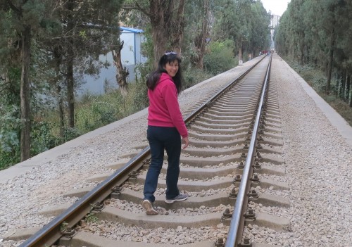 Foreigner on tracks